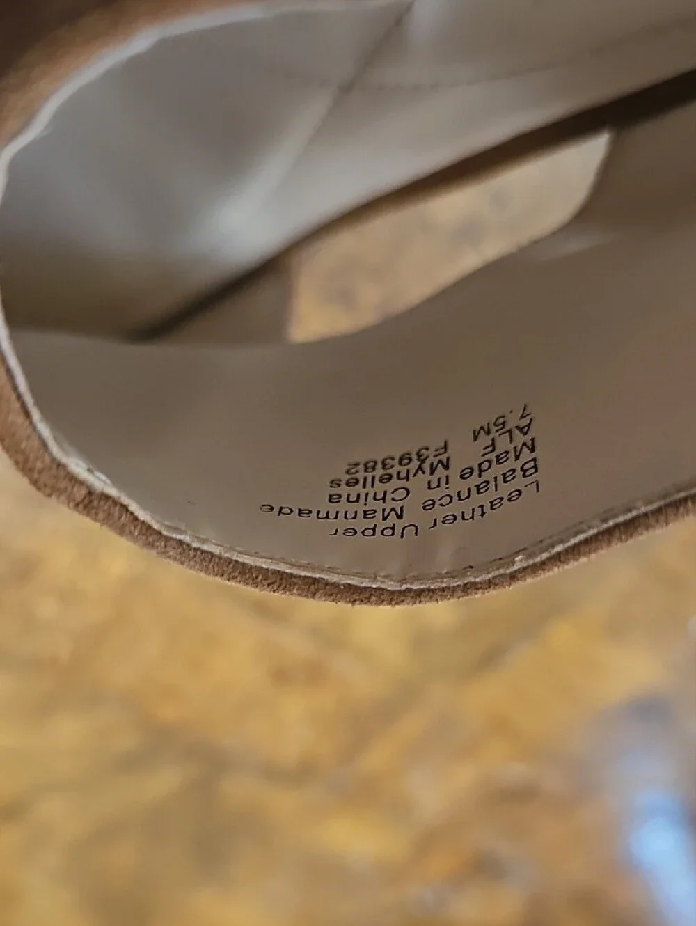 Alfani suede peep